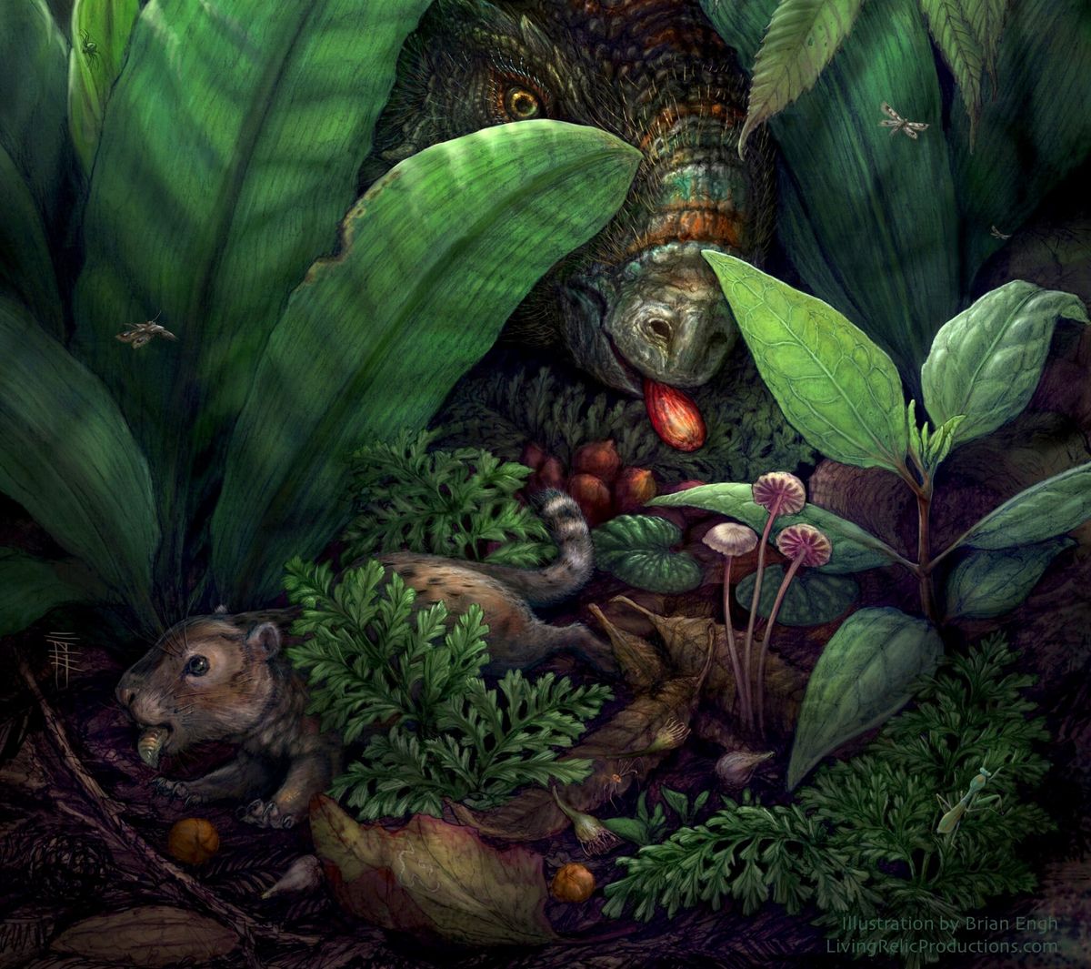 Early Flowering Plants May Have Relied on Dinosaurs to Eat Their Fleshy Fruits and Spread Their Seeds