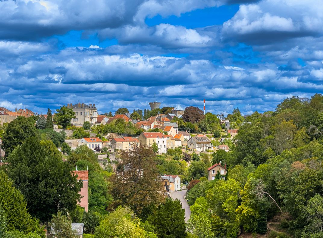 The town of Avallon, France
