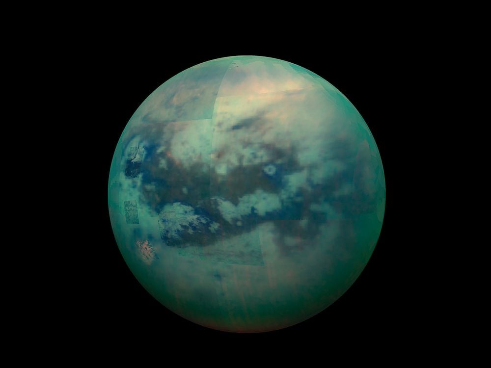 Titan infrared view