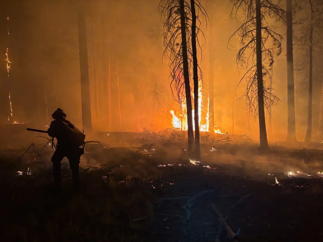 Historic Grand Canyon Lodge Destroyed by Wildfire as Blaze Continues Across  National Park's North Rim