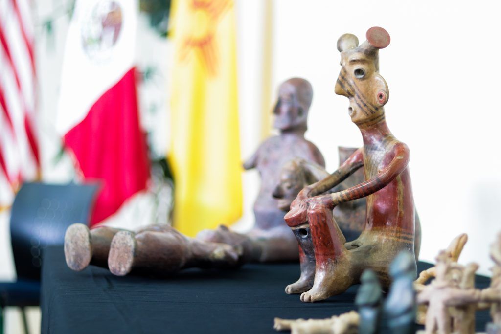 Sculptures returned to Mexico after being housed at the Albuquerque Museum