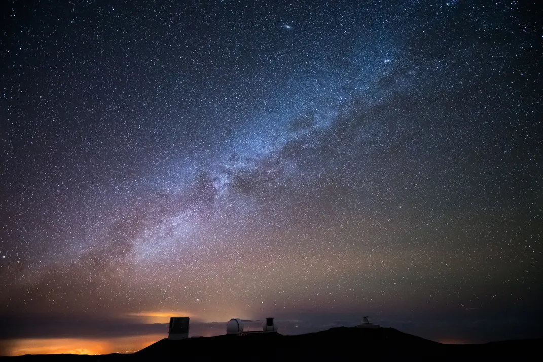 The night sky from Mauna Kea, island of Hawai'i