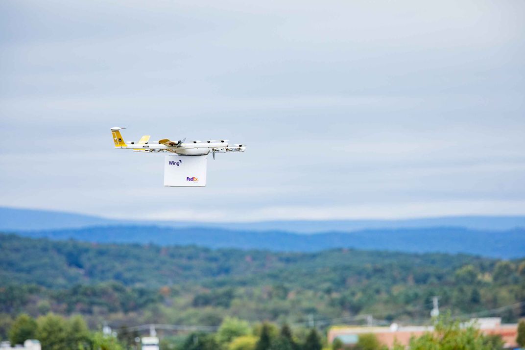 Drone in flight