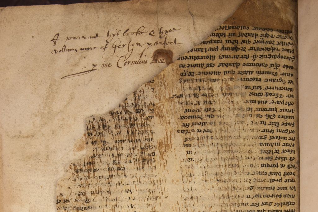 Medieval Merlin manuscript