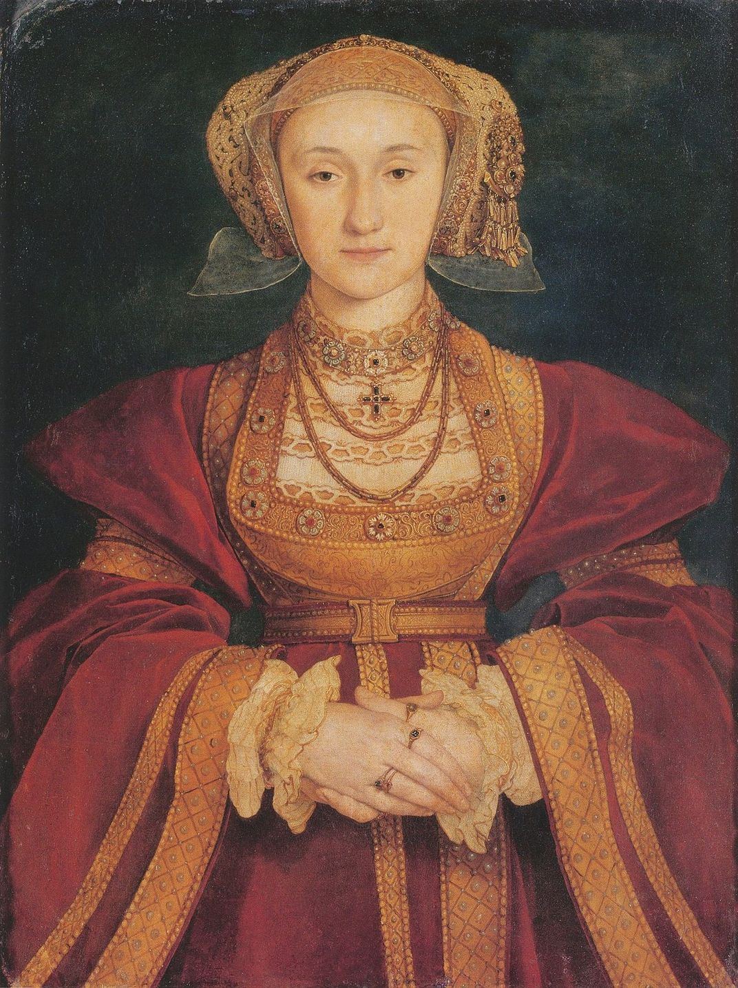 Hans Holbein's 1539 portrait of Anne of Cleves