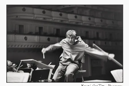 Leonard Bernstein, Carnegie Hall, New York City by Henri Cartier-Bresson, 1960 goes on view at the National Portrait Gallery on Bernstein's 100th birthday, August 25, 2018.
