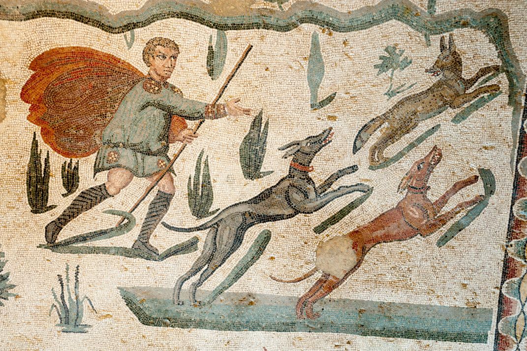 Mosaics at the Roman Villa del Casale, Piazza Armerina