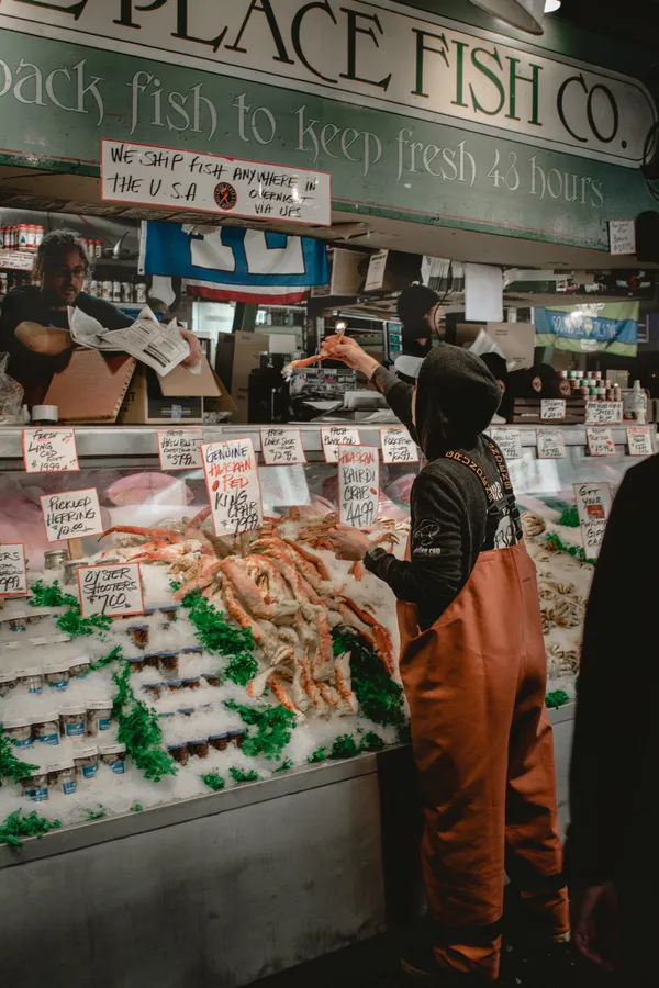 Fish market, Seattle Washington thumbnail