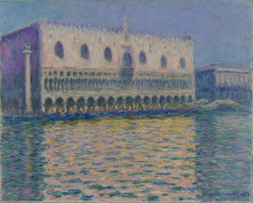 Palazzo Ducale, Claude Monet, oil on canvas, 1908