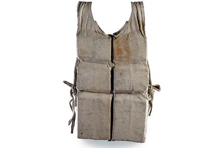 A life vest from the Titanic.