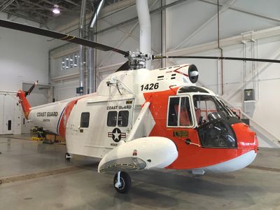 The National Air and Space Museum's first Coast Guard helicopter, tail number 1426. 