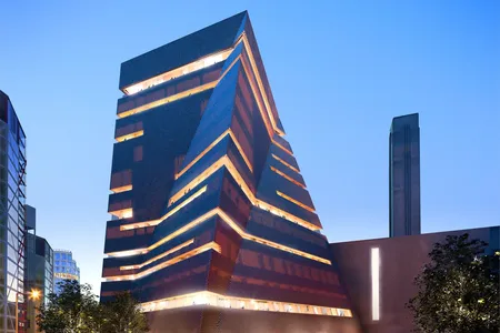 An illustration of the Tate Modern's new Switch House expansion.