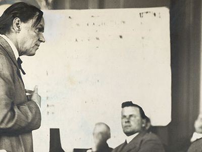 Clarence Darrow, addressing the jury as a defendant, was never convicted of bribery, but his two trials shattered his reputation.