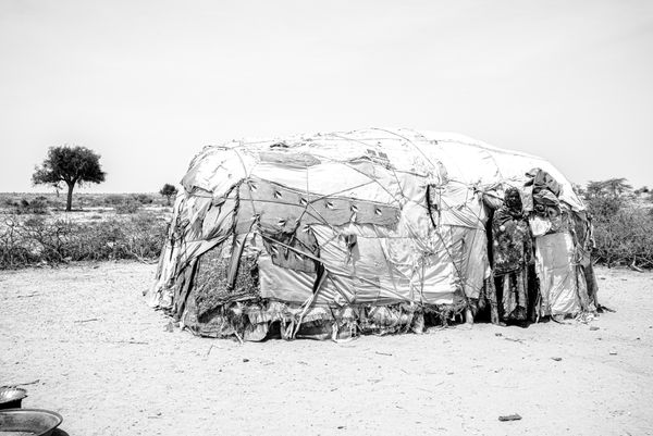 The rag house in the desert outside the Refugee Camp thumbnail