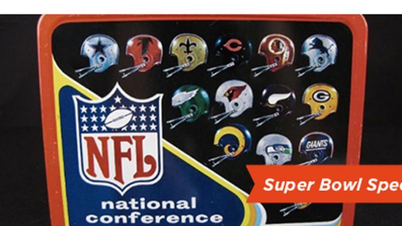 Metal Nfl Lunch Box 