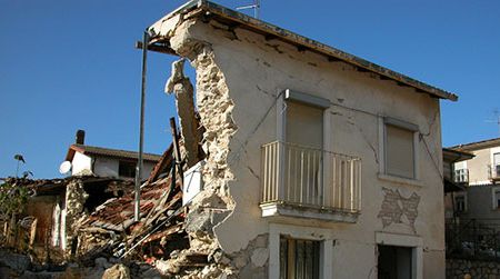 The April 6, 2009 earthquake in Italy destroyed many buildings, new and old.