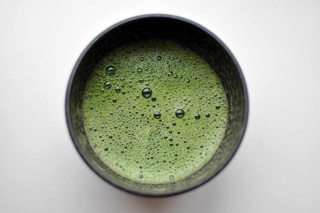 Japanese matcha tea