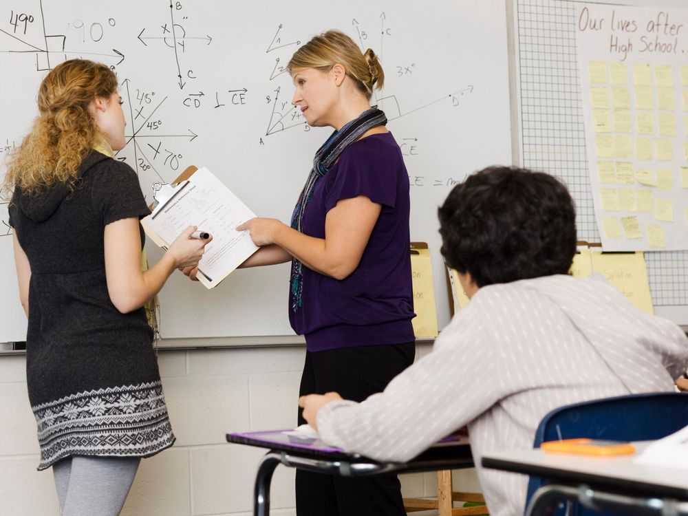 Girl Doing Math