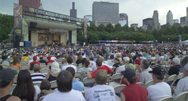 The first Chicago Blues Festival was held in 1984. Today it draws hundreds of thousands of listeners and is the largest free blues festival in the world.
