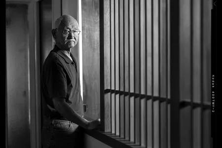 Kiyoshi Katsumoto at his home in El Cerrito, California, 2015