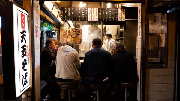 Slurping Soba Noodles in Tokyo thumbnail