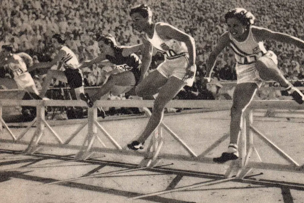 Babe Didrickson 80-meter hurdle