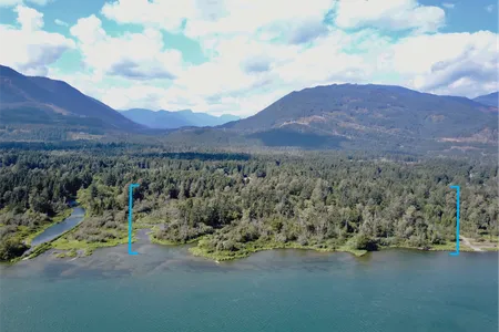 The Sts’ailes forest garden near Vancouver, British Columbia seen from the air.