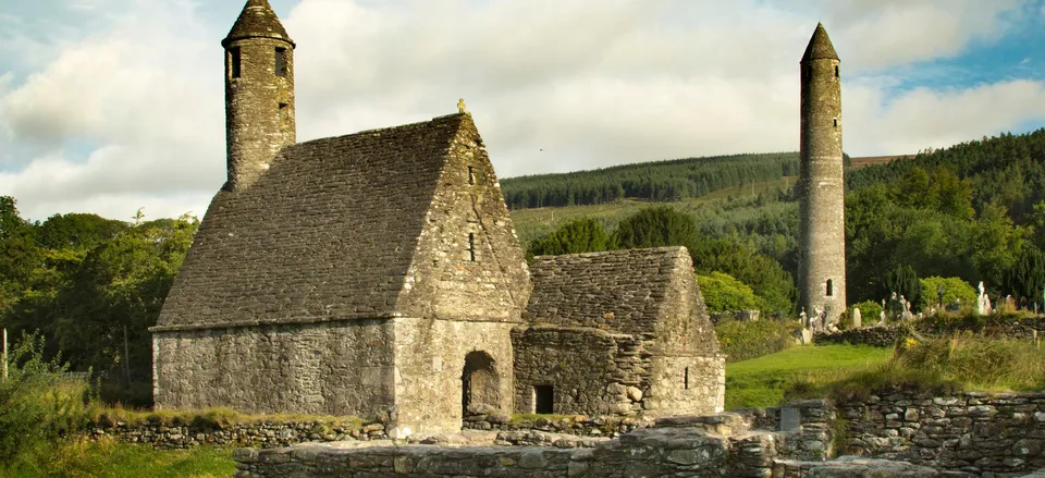  The site of Glendalough 