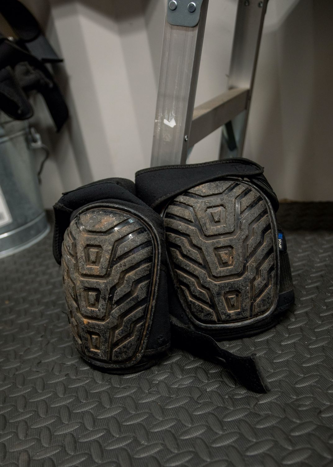 kneepads used for exploring volcanic terrain.