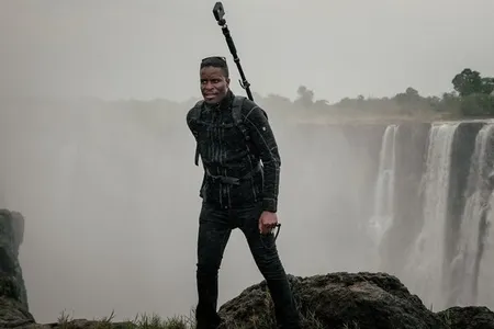 Tawanda Kanhema, as pictured in 2018 at Zimbabwe's Victoria Falls