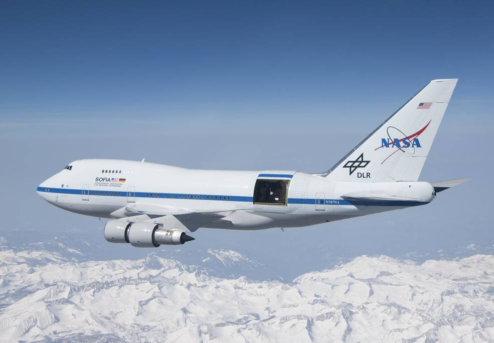 SOFIA flying