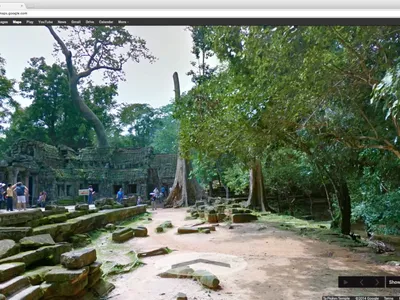 Google Street View is bringing Cambodia's hidden treasure to you.