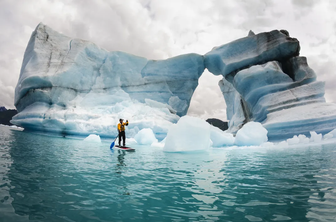 SUP on Bear Lake in Kenai Fjords National Park