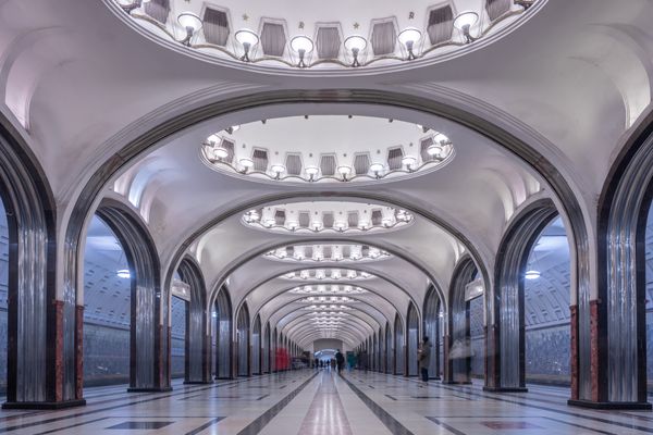 Mayakovskaya metro station in Moscow thumbnail