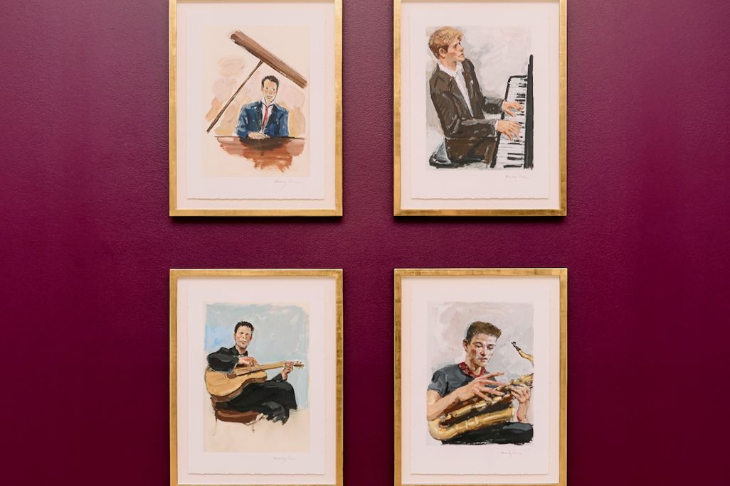 Four paintings by Dylan