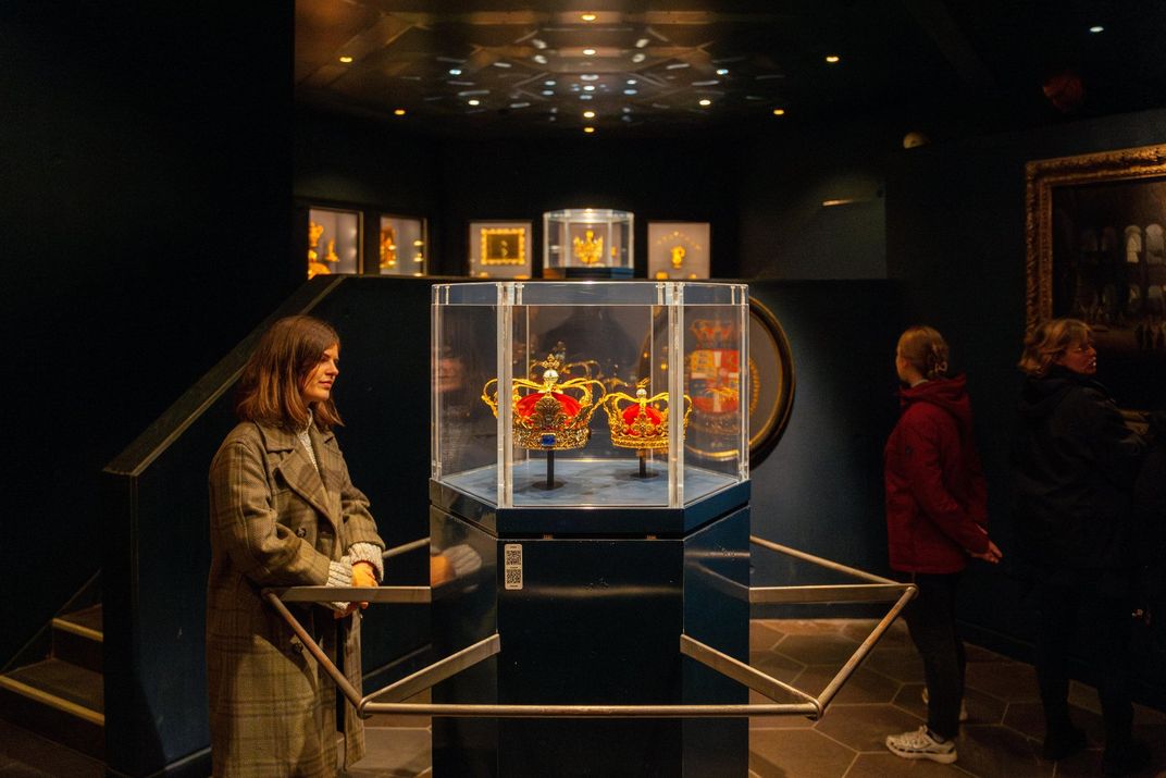 Denmark's Crown Jewels, Rosenborg Castle. Credit: Copenhagen Media Center/Lukas Bukoven