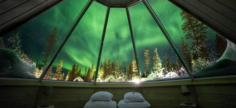  Accommodations with panoramic windows for viewing the northern lights 