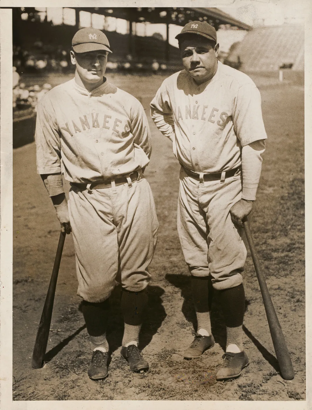 Lou Gehrig and Babe Ruth