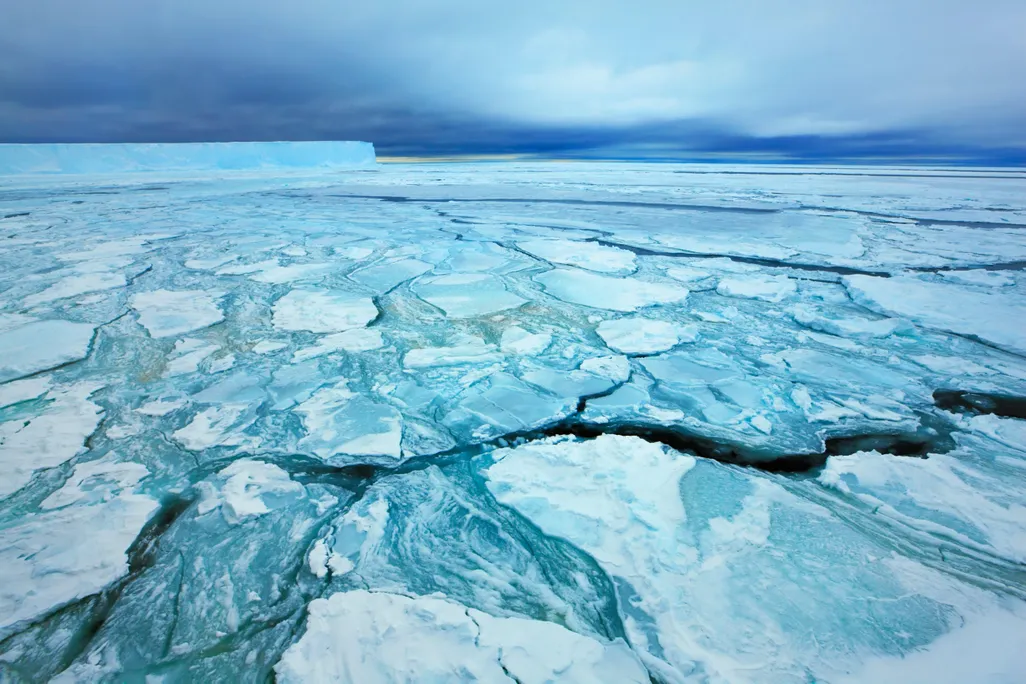 Antartica ice