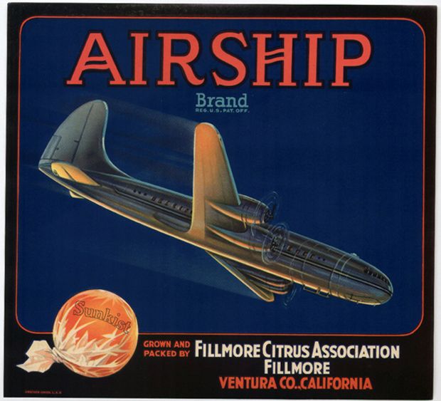 Airships and Oranges: The Commercial Art of the Second Gold Rush