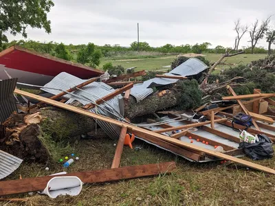 The tornadoes uprooted and snapped some trees, but fortunately, no injuries or deaths have been reported.