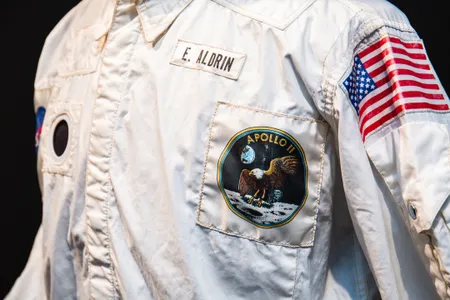 Aldrin&#39;s Apollo 11 inflight coverall jacket