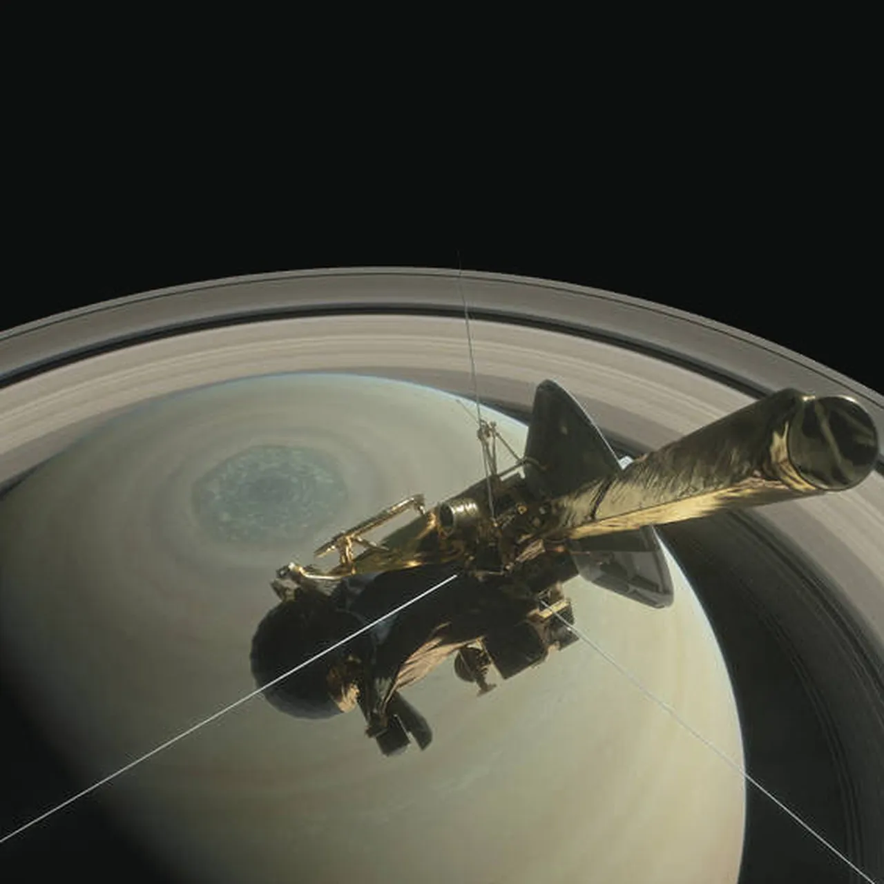 cassini huygens photos
