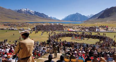 the Shandur Pass turns into the worlds highest polo grounds