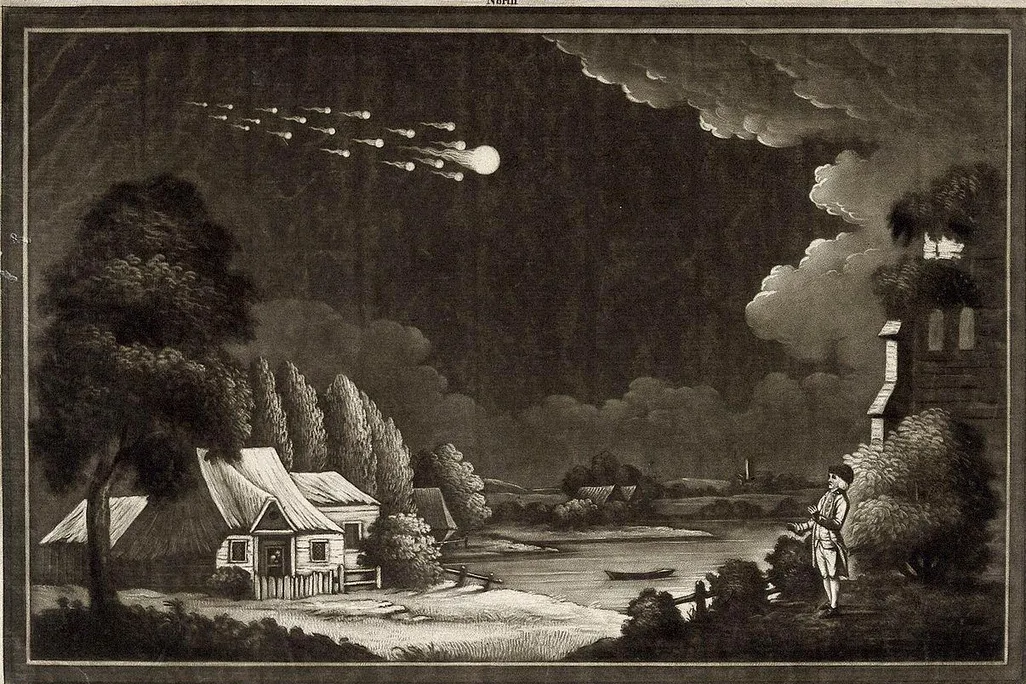 1280px-Astronomy;_a_meteor_shower_in_the_night_sky._Mezzotint._Wellcome_V0024753.jpg
