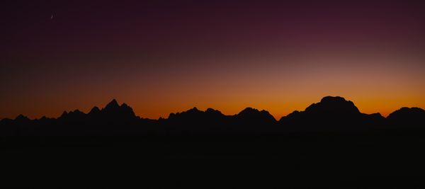 Grand Teton Silhouette thumbnail