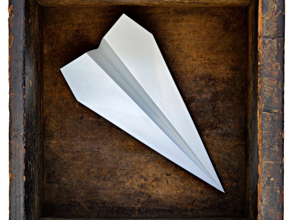 paper airplane