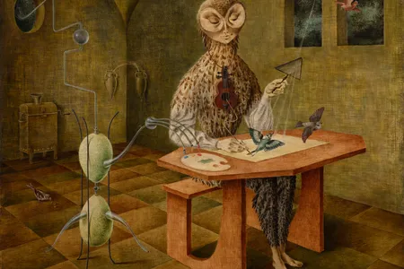 Creation of the Birds, 1957, by Remedios Varo, is one of more than 60 works featured in a new Chicago exhibition about the Surrealist.