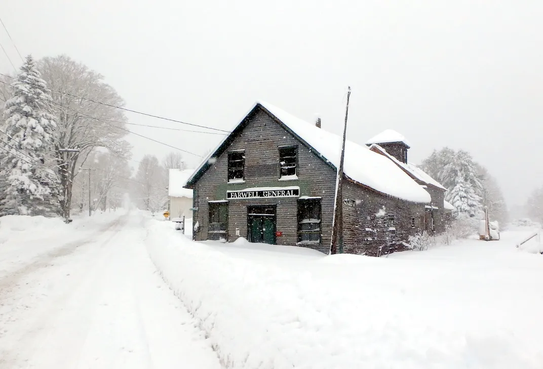 Snow storm in Thorndike, Maine Smithsonian Photo Contest