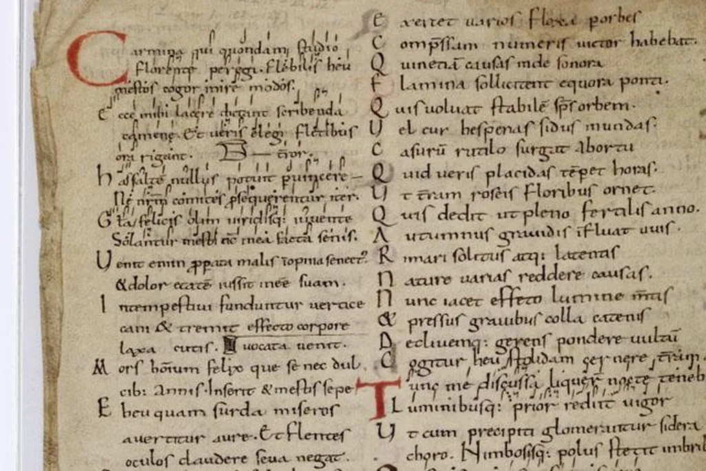 Missing Leaf from Boethius Songs